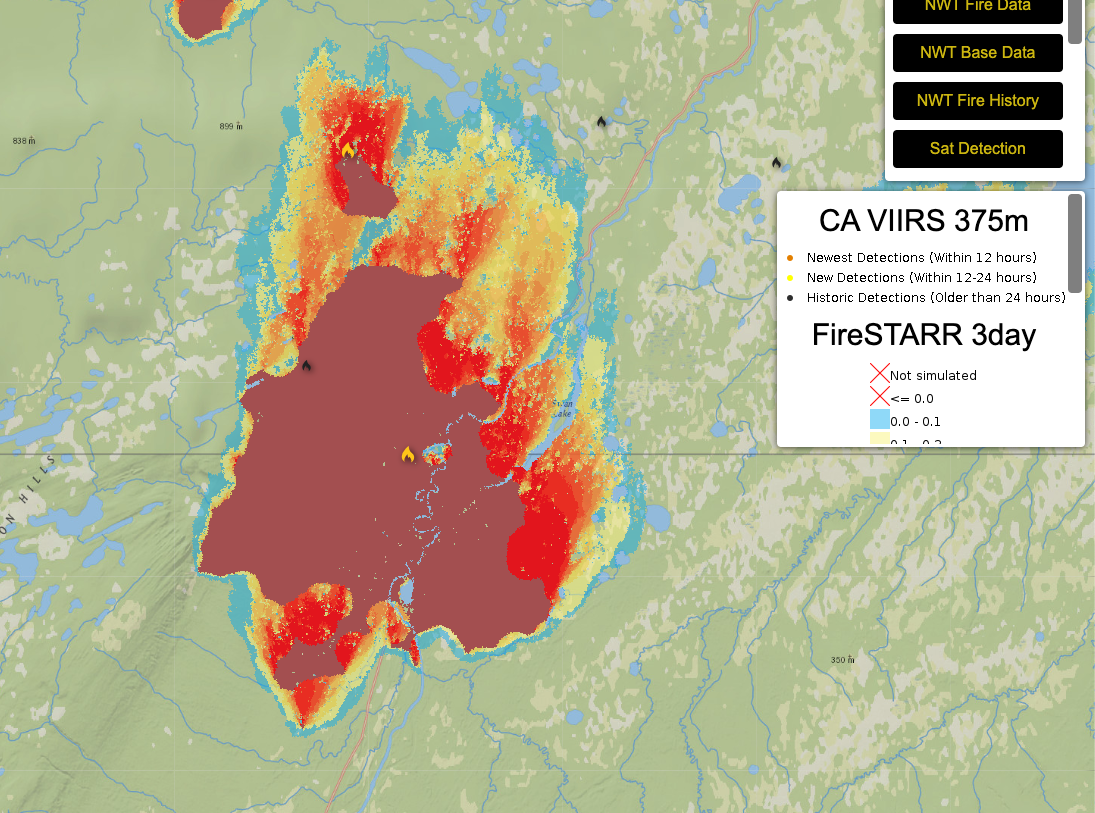 FireSTARR 3-Day Border Fire Prediction